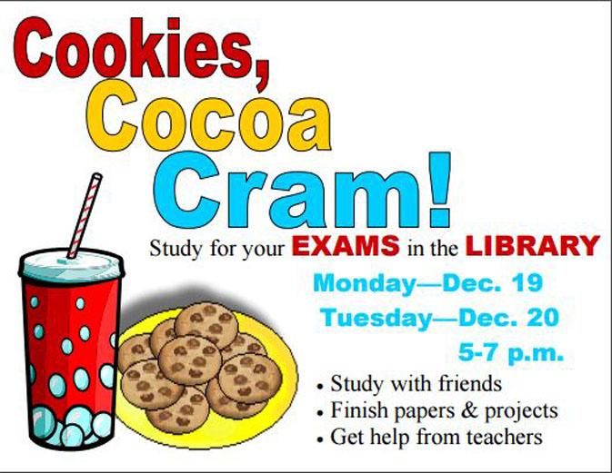 Cookies, Cocoa, Cram!
