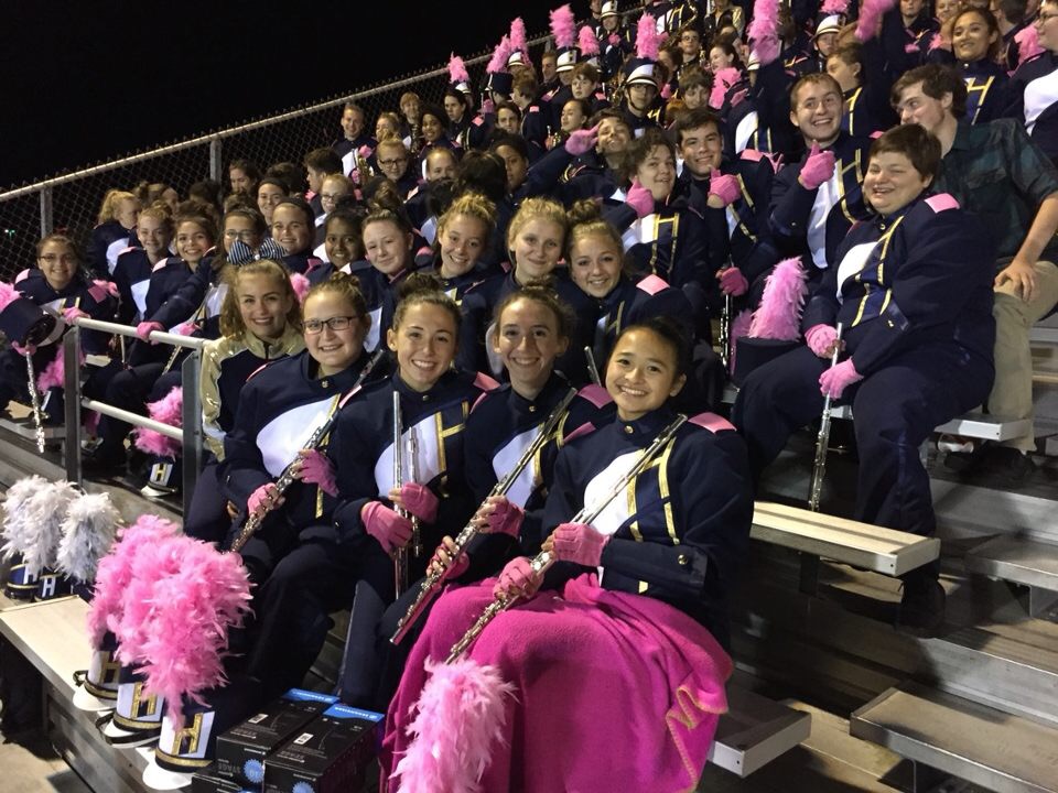 Marching Band Participates in Mattress Fundraiser