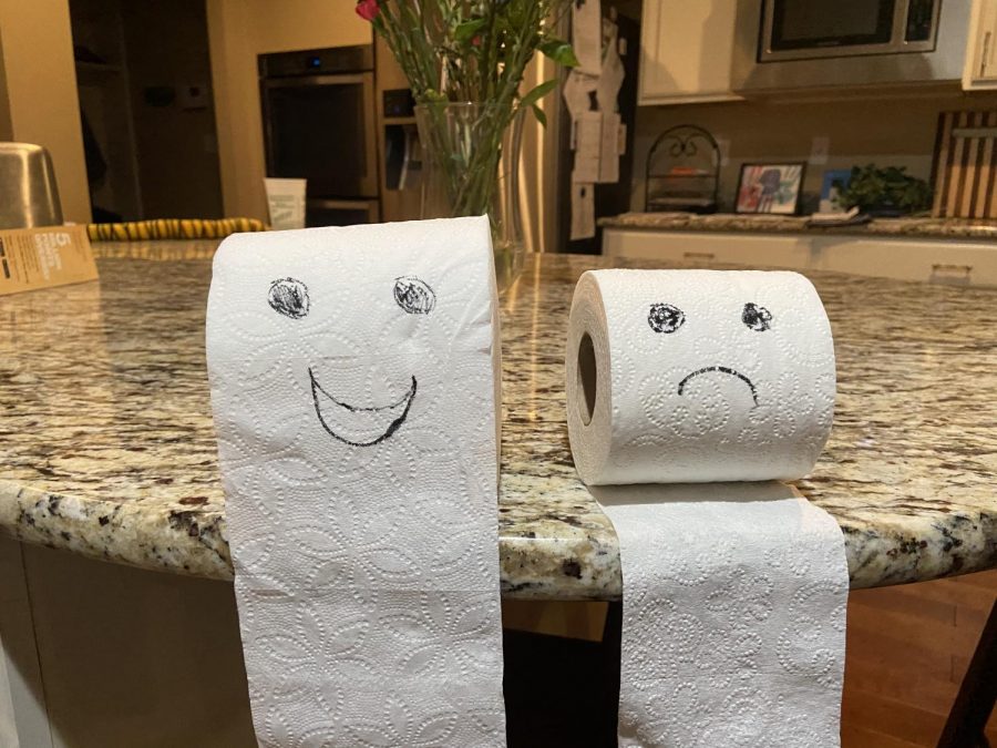 There are many different opinions about how the toliet paper should go on the roll.