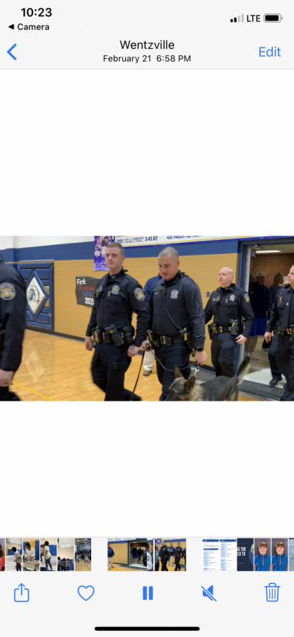 The first responders are honored at the basketball game on February 21.