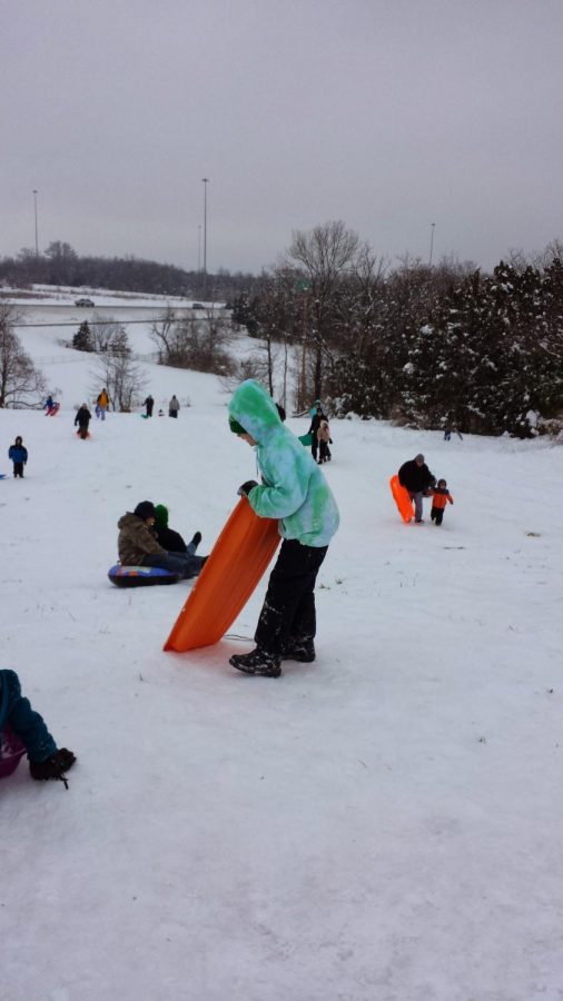 Year 2013, Lake St Louis was hit with heavy snowfall therefore making for great sledding days.