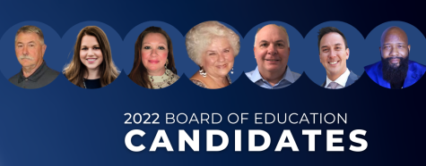 List of the candidates on the ballot for the school board election on April 5th.
